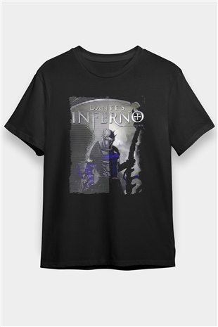 Dantes Inferno Siyah Unisex Tişört T-Shirt