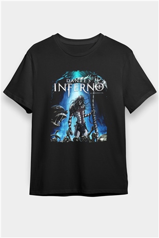 Dantes Inferno Siyah Unisex Tişört T-Shirt