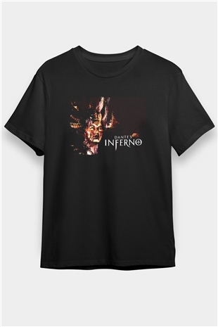Dantes Inferno Siyah Unisex Tişört T-Shirt