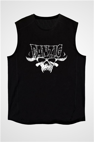 Danzig Siyah Unisex Kolsuz Tişört