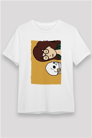 Daria Beyaz Unisex Tişört T-Shirt