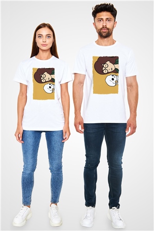 Daria Beyaz Unisex Tişört T-Shirt
