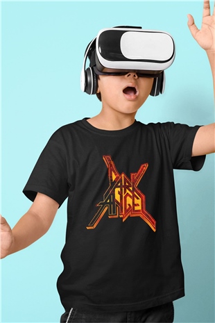 Dark Angel Siyah Unisex Çocuk Tişört
