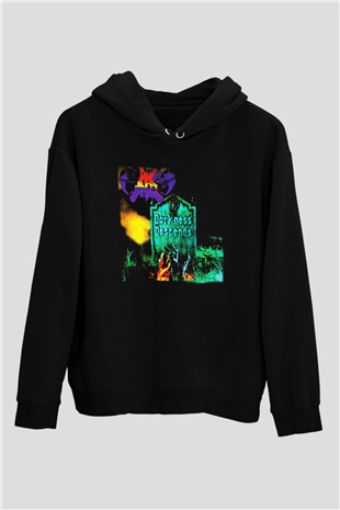 Dark Angel Siyah Unisex Hoodie