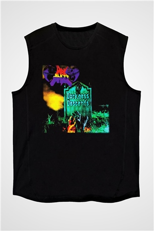 Dark Angel Siyah Unisex Kolsuz Tişört