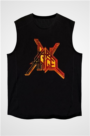 Dark Angel Siyah Unisex Kolsuz Tişört