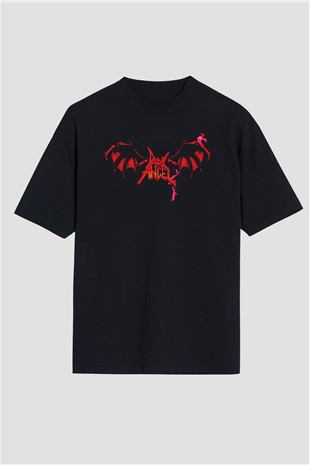 Dark Angel Siyah Unisex Oversize Tişört T-Shirt