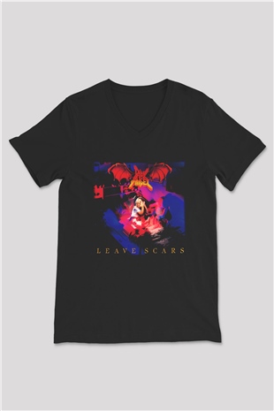Dark Angel Siyah Unisex V Yaka Tişört T-Shirt