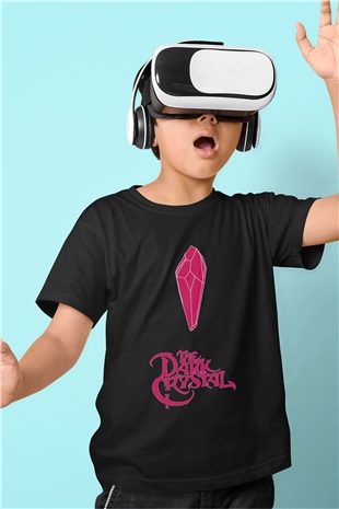 Dark Crystal Siyah Unisex  Çocuk Tişört