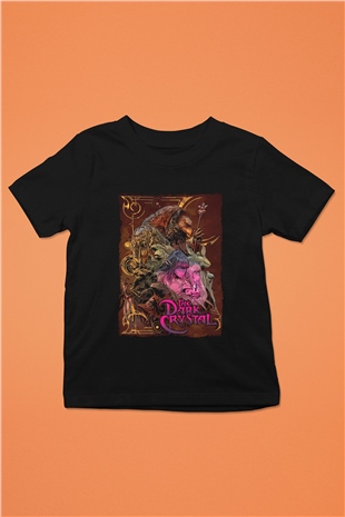 Dark Crystal Siyah Unisex  Çocuk Tişört