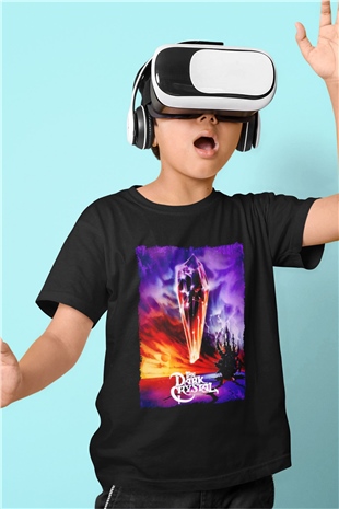 Dark Crystal Siyah Unisex  Çocuk Tişört