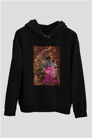 Dark Crystal Siyah Unisex Hoodie
