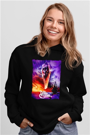 Dark Crystal Siyah Unisex Hoodie