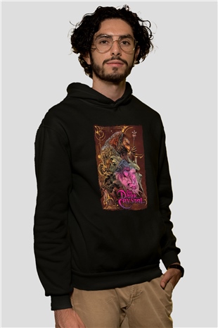 Dark Crystal Siyah Unisex Hoodie