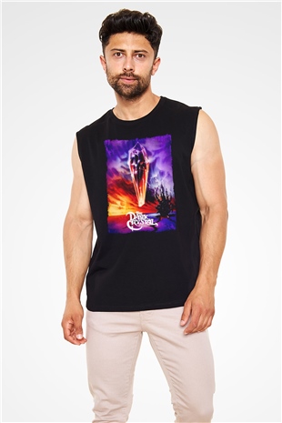 Dark Crystal Siyah Unisex  Kolsuz Tişört