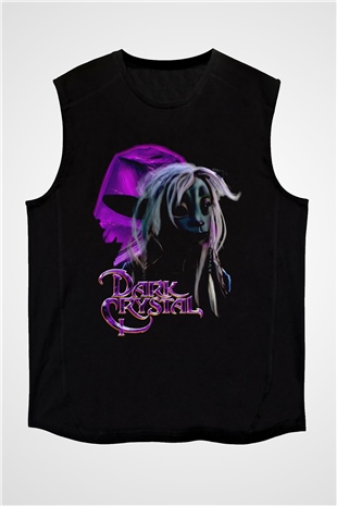 Dark Crystal Siyah Unisex  Kolsuz Tişört