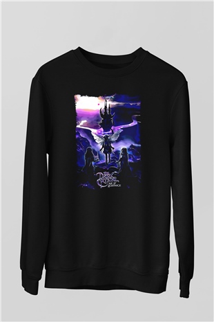 Dark Crystal Siyah Unisex  Sweatshirt