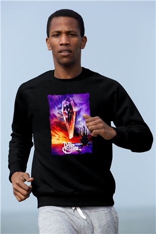Dark Crystal Siyah Unisex  Sweatshirt