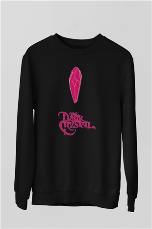 Dark Crystal Siyah Unisex  Sweatshirt
