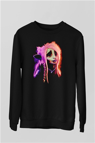 Dark Crystal Siyah Unisex  Sweatshirt