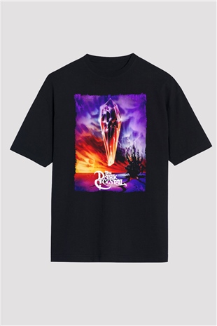 Dark Crystal Siyah Oversize Tişört