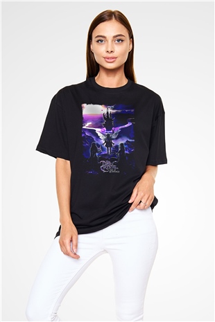 Dark Crystal Siyah Oversize Tişört