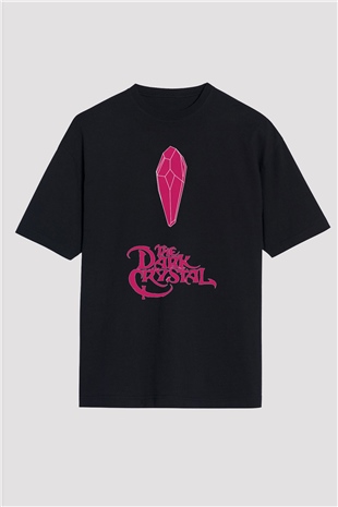 Dark Crystal Siyah Oversize Tişört