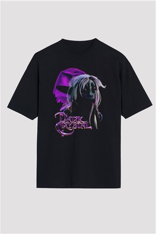 Dark Crystal Siyah Oversize Tişört