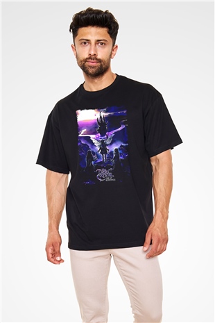 Dark Crystal Siyah Oversize Tişört