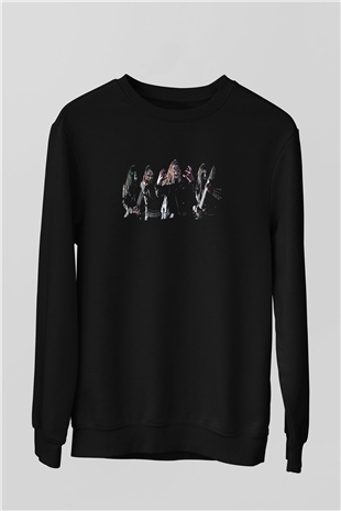 Dark Funeral Baskılı Unisex Siyah Sweatshirt