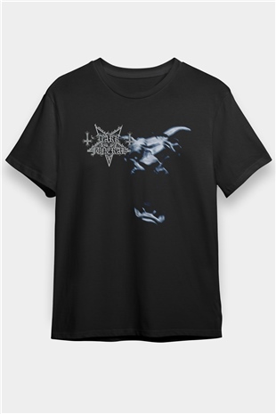Dark Funeral Baskılı Unisex Siyah Tişört - Tshirt