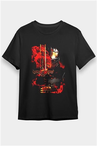 Dark Souls Baskılı Unisex Siyah Tişört - Tshirt