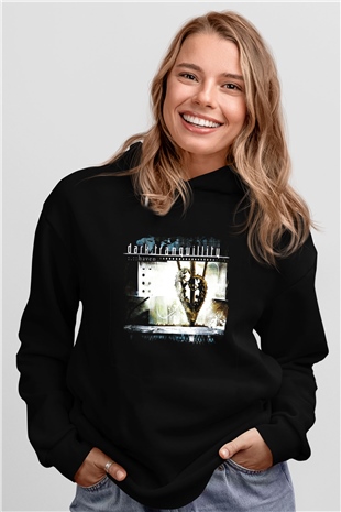 Dark Tranquillity Baskılı Unisex Siyah Hoodie
