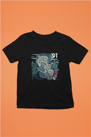 Dark Tranquillity Baskılı Unisex Siyah Çocuk Tişört