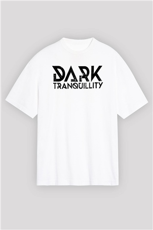 Dark Tranquillity Beyaz Unisex Oversize Tişört T-Shirt