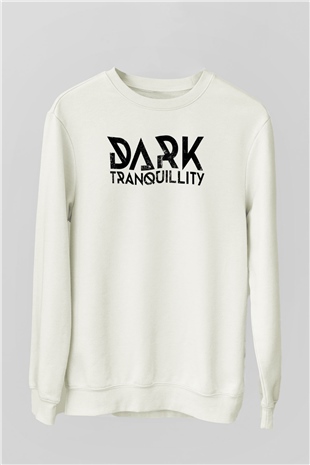 Dark Tranquillity Beyaz Unisex Sweatshirt
