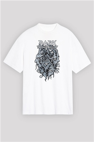 Dark Tranquillity Beyaz Unisex Tişört T-Shirt - TişörtFabrikası