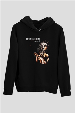 Dark Tranquillity Siyah Unisex Kapüşonlu Sweatshirt