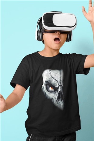 Darksiders Baskılı Siyah Unisex Çocuk Tişört