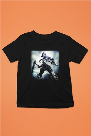 Darksiders Baskılı Siyah Unisex Çocuk Tişört