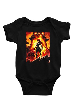 Darksiders Siyah Bebek Body - Zıbın