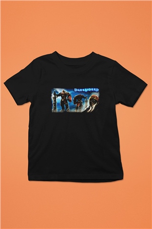 Darksiders Siyah Unisex Çocuk Tişört