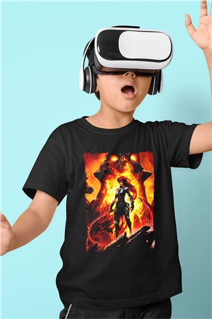 Darksiders Siyah Unisex Çocuk Tişört