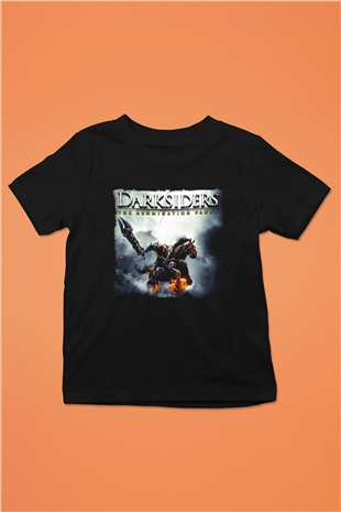 Darksiders Siyah Unisex Çocuk Tişört