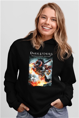 Darksiders Siyah Unisex Hoodie