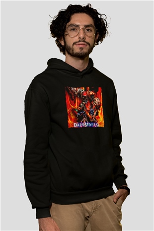 Darksiders Siyah Unisex Hoodie