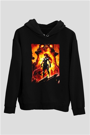 Darksiders Siyah Unisex Hoodie