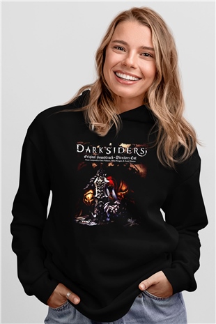 Darksiders Siyah Unisex Hoodie