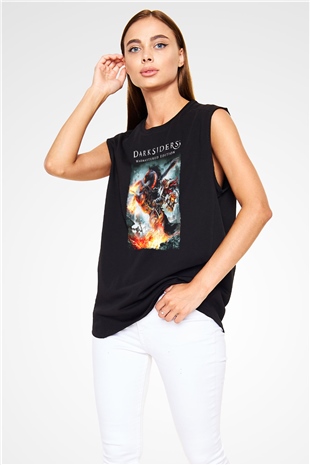 Darksiders Siyah Unisex Kolsuz Tişört