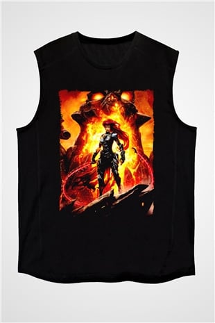 Darksiders Siyah Unisex Kolsuz Tişört
